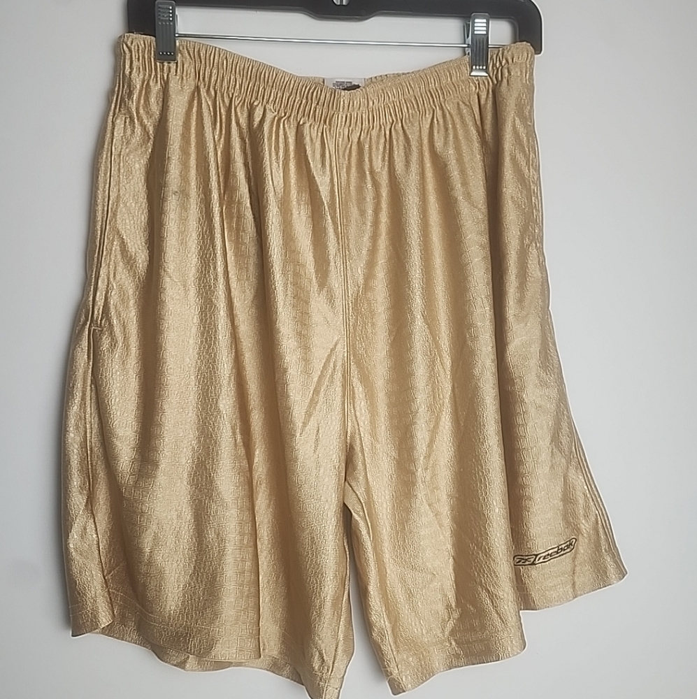 Men's Gold Retro Reebok Sorts
